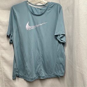 Nike Blue‎ Short Sleeve Tee with Iconic Swoosh XXL